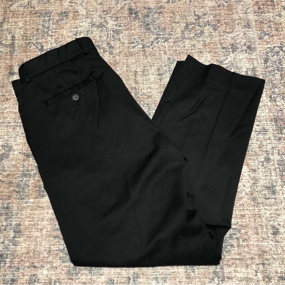 A Cut Above Men’s Black Trouser Pants